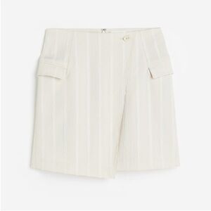 H&M TEXTURED-WEAVE WRAP SKIRT size 4